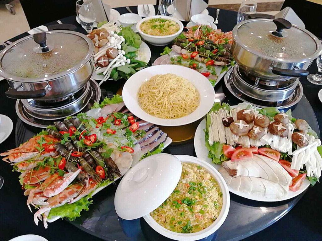 Halal sea food dishes in Belanga Bay Restaurant